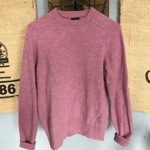 New wool J. Crew pink sweater
